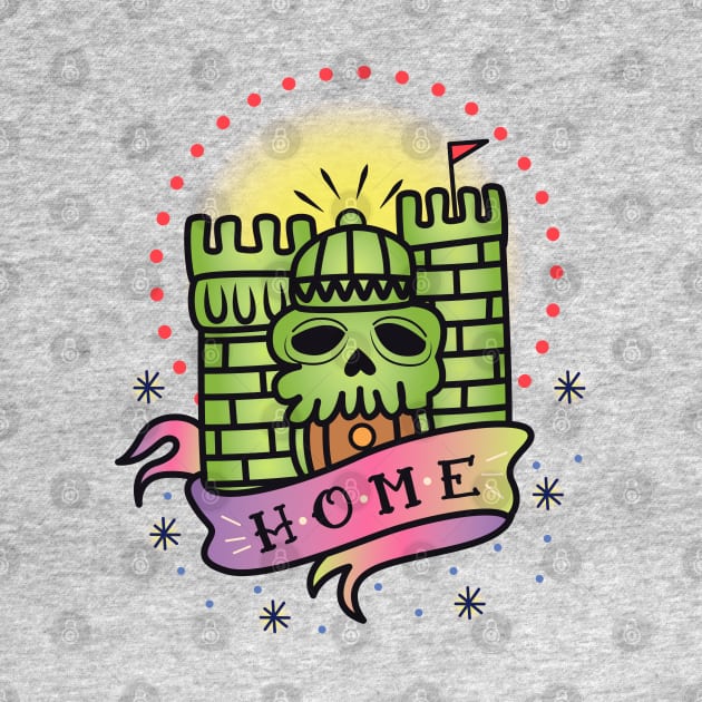 Tatto Castle Greyskull by LADYLOVE